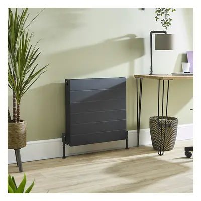 Petit Radiateur - 60 x 60 cm - Convecteur Type 22 - WC - Design anthracite - 1200W - Hudson Reed