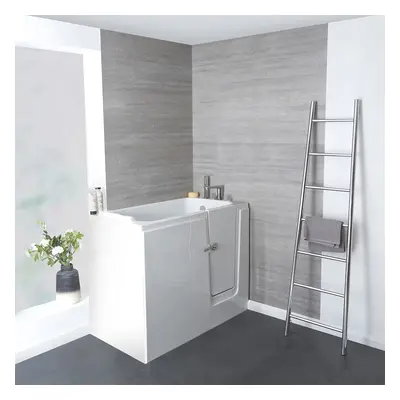 Baignoire à porte – Design moderne - 121 x 66 cm – Angle droit – Merso - Hudson Reed