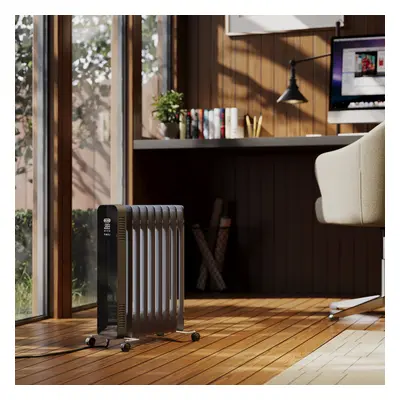 Radiateur bain d'huile électrique intelligent - Anthracite - 2000W - ECOSO Kylo