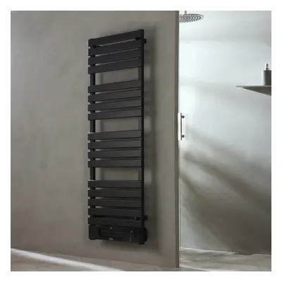 Sèche Serviette Soufflant - 163 x 55 cm - Électrique - 2200W - Anthracite - Radiateur Salle de B