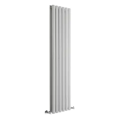 Radiateur Vertical Design Moderne Acier Blanc 178 x 42cm 1618 Watts