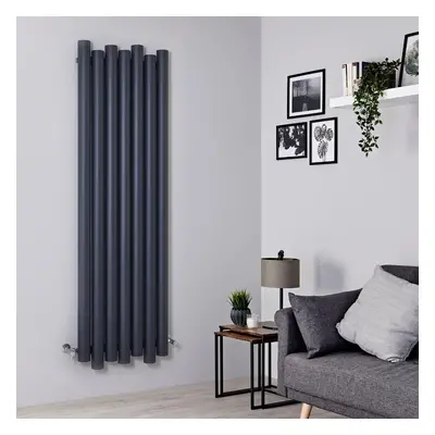 Radiateur Aluminium Design Vertical – Anthracite – 180 x 55 cm - Laeto