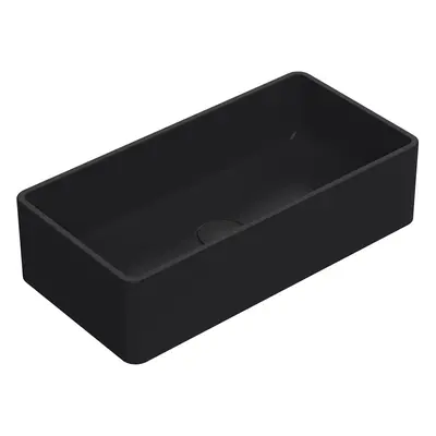 Vasque Lave Mains Rectangulaire - 47 x 24 cm - Moderne Noir - Hudson Reed