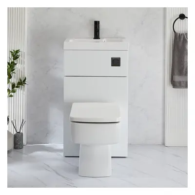 WC avec lave mains - 50 cm x 89 cm - Choix de finitions - Cluo-Exton - Hudson Reed