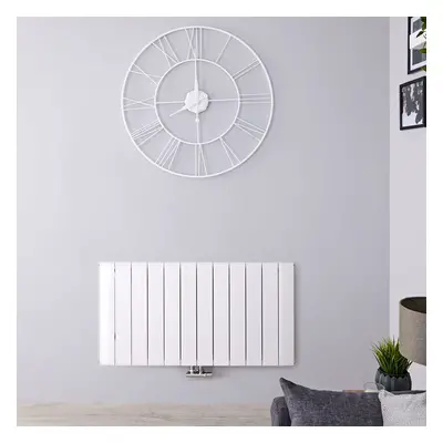 Radiateur Aluminium Horizontal Blanc 60 x 113.5cm Aurora 1535 Watts