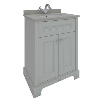 Meuble Lavabo avec Vasque – Plan Gris – 60 cm – RAK Washington x Hudson Reed