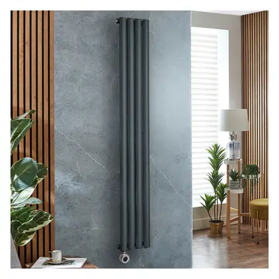 Radiateur électrique vertical - 178 x 23,6 cm - Chauffage Économique WiFi Connecté - Thermostat 