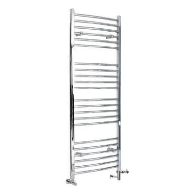 Sèche Serviette Chromé Mixte - 160 x 60cm Incurvé - Radiateur Salle de Bain