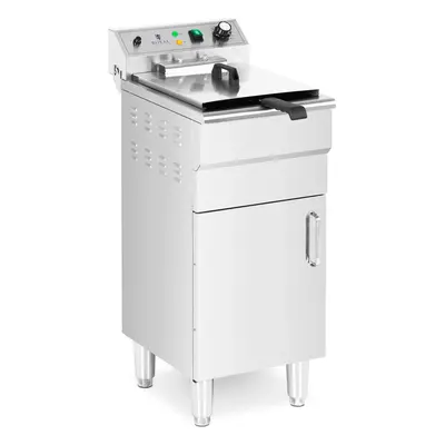 Occasion Friteuse électrique - 13 l - 5 000 W - Robinet de vidange - Zone froide - Sur armoire |