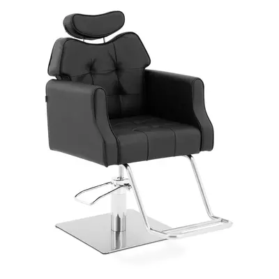 Occasion Fauteuil de coiffeur avec repose-pieds - - 070 mm - kg - Noir, Argent | physa