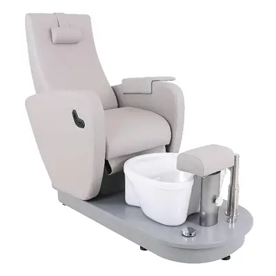 Fauteuil pédicure - électrique - avec bain de pieds - W - kg - gris | physa