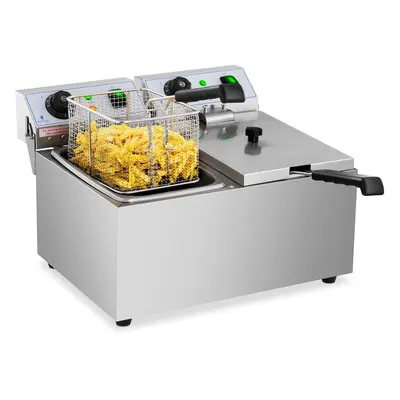 Friteuse électrique - 2 x 8 litres - 230 volts | Royal Catering