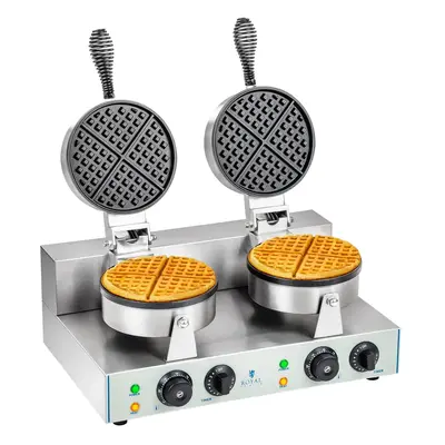 Gaufrier rond - 2 x 1.300 watts | Royal Catering