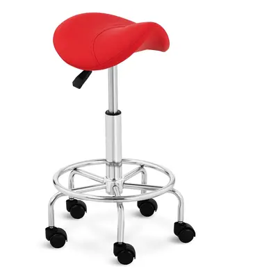 Tabouret selle de cheval - - mm - kg - Rouge | physa