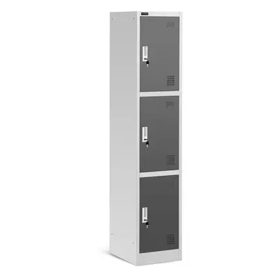 Armoire vestiaire - compartiments - Grise | Fromm & Starck