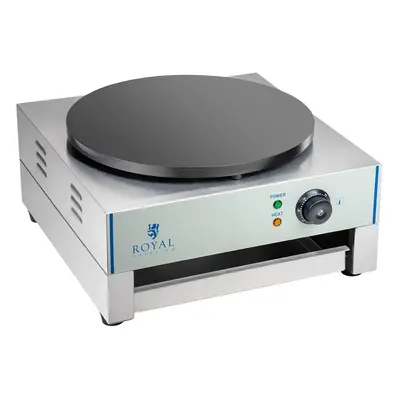 Crêpière électrique simple avec tiroir - cm - 000 W | Royal Catering