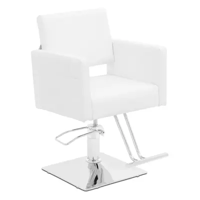 Fauteuil de coiffeur Ribbleton avec repose-pieds - hauteur d'assise cm - kg - Blanc | physa