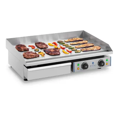 Plancha électrique lisse - 72,5 cm - x 2,2 kW | Royal Catering