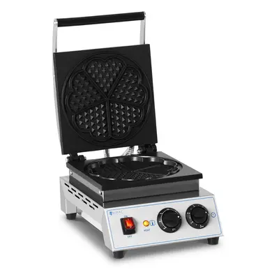 Gaufrier en forme de cœur - 1 500 W | Royal Catering