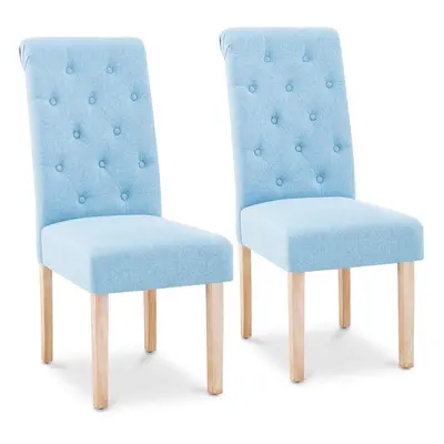 Chaise en tissu - Lot de - kg max. - Surface d'assise de x cm - Coloris bleu ciel | Fromm & Star