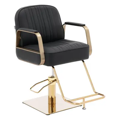 Fauteuil de coiffeur avec repose-pieds - - cm - kg - Noir / Doré | physa