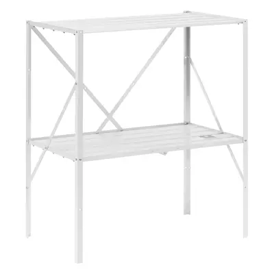 Table de jardinage avec étagère - aluminium - x x cm | Uniprodo