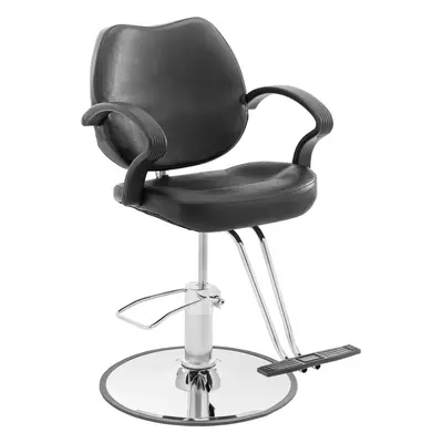 Fauteuil de coiffeur - repose-pieds en T - - cm - kg - noir | physa