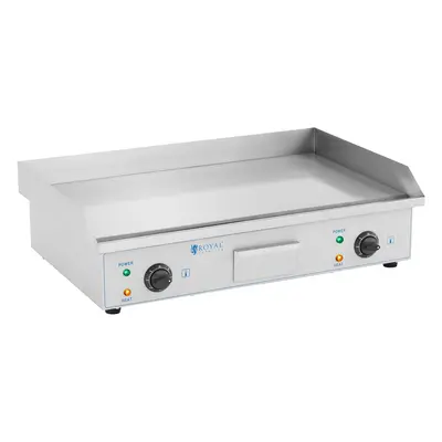 Plancha électrique double - cm - Royal Catering - Lisse - x W