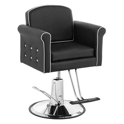 Fauteuil de coiffeur avec repose-pieds - - mm - kg - Noir | physa