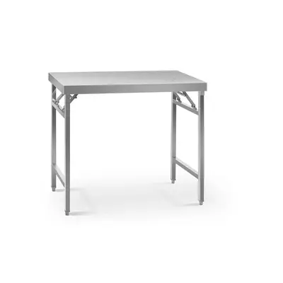 Occasion Table ronde en inox - ECO - x cm - kg - pliable - Royal Catering