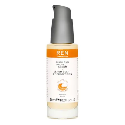 REN Clean Skincare - Face Radiance Glow and Protect Serum 30ml  for Women