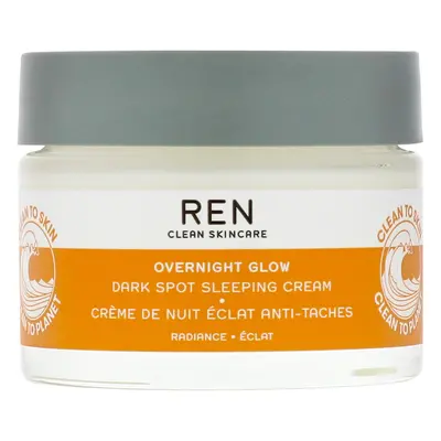 REN Clean Skincare - Face Overnight Glow Dark Spot Sleeping Cream 50ml  for Women