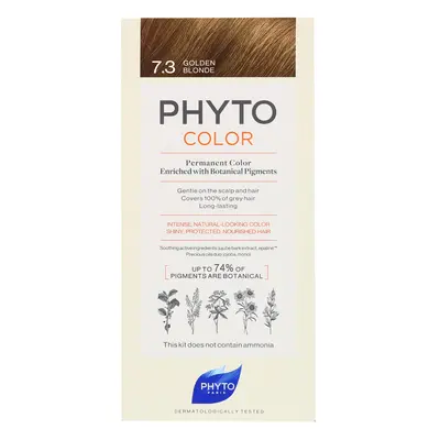 PHYTO - PHYTOCOLOR: Permanent Hair Dye Shade: 7.3 Golden Blonde  for Women