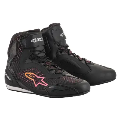 Alpinestars Femme Stella Faster-3 Rideknit® Chaussures Black/yellow/pink, Taille: