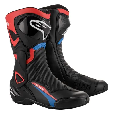 Alpinestars Honda SMX-6 V2 Bottes Black/red/blue, Taille: