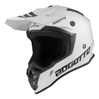 Bogotto V332 Casque Motocross, blanc, taille pour Hommes