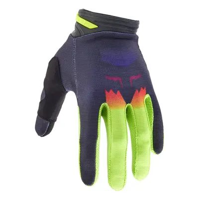 FOX 180 Flora Gants de motocross, bleu, taille pour Hommes