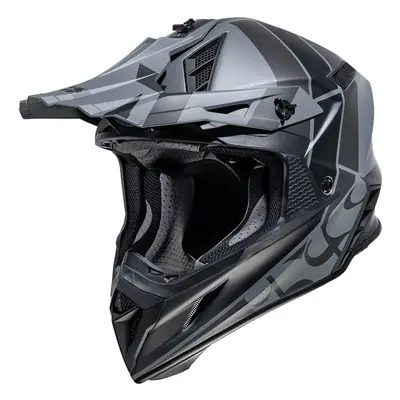 IXS 189 2.0 Casque Motocross, noir-gris, taille pour Hommes