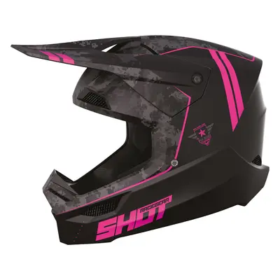 Shot Furious Army Casque de motocross, noir-or, taille pour Hommes