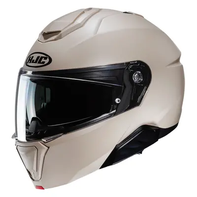 HJC i91 Solid Casque, noir-beige, taille pour Hommes