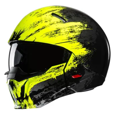 HJC i20 Furia Casque jet, noir-jaune, taille pour Hommes