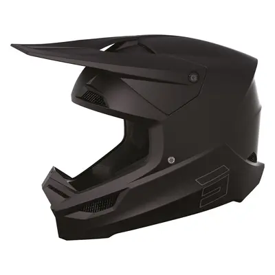 Shot Race Solid Casque de motocross, noir, taille pour Hommes