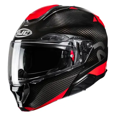 HJC RPHA 91 Carbon Noela Casque, noir-rouge, taille pour Hommes