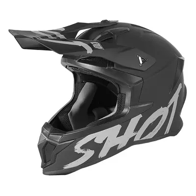 Shot Lite Solid Casque Motocross, noir, taille pour Hommes