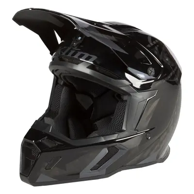 Klim F5 AMP Casque de motocross, noir-gris, taille pour Hommes