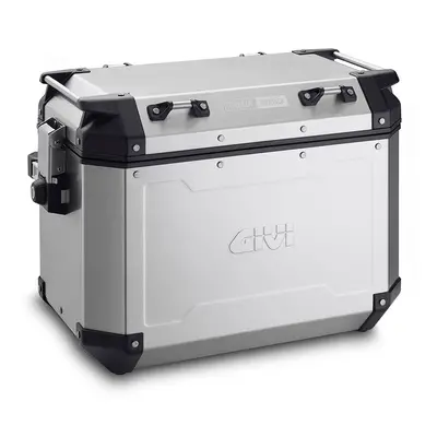 GIVI Trekker Outback 48 Ensemble de boîtiers latéraux en aluminium, noir-argent