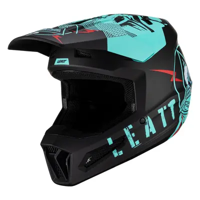 Leatt 2.5 Casque de motocross, noir-bleu, taille pour Hommes