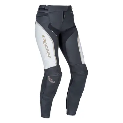 Ixon Trinity Pantalon de moto dames, noir-blanc, taille pour Femmes