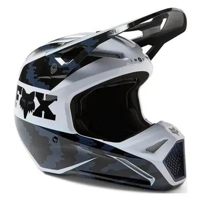 FOX V1 Nuklr Casque de motocross pour les jeunes, noir, taille