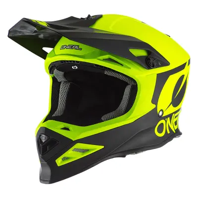 Oneal 8Series 2T Casque de motocross, jaune, taille pour Hommes